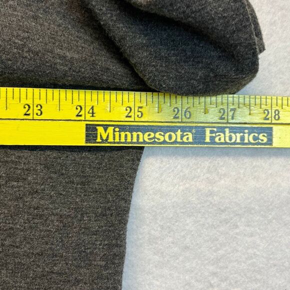 ZENANA Shirt Women's XL Gray Rayon Blend V-Neck Tunic Short Rolled Sleeve Tee - Picture 5 of 12